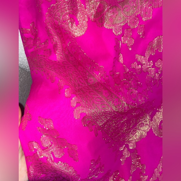 Lilly Pulitzer Franconia 100% Silk Embellished Dress Silk Embroidery - Picture 15 of 16